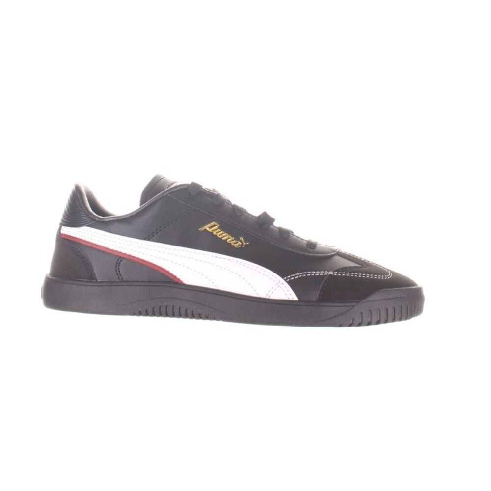 Puma Black White Red Women's Low-Top Sneakers